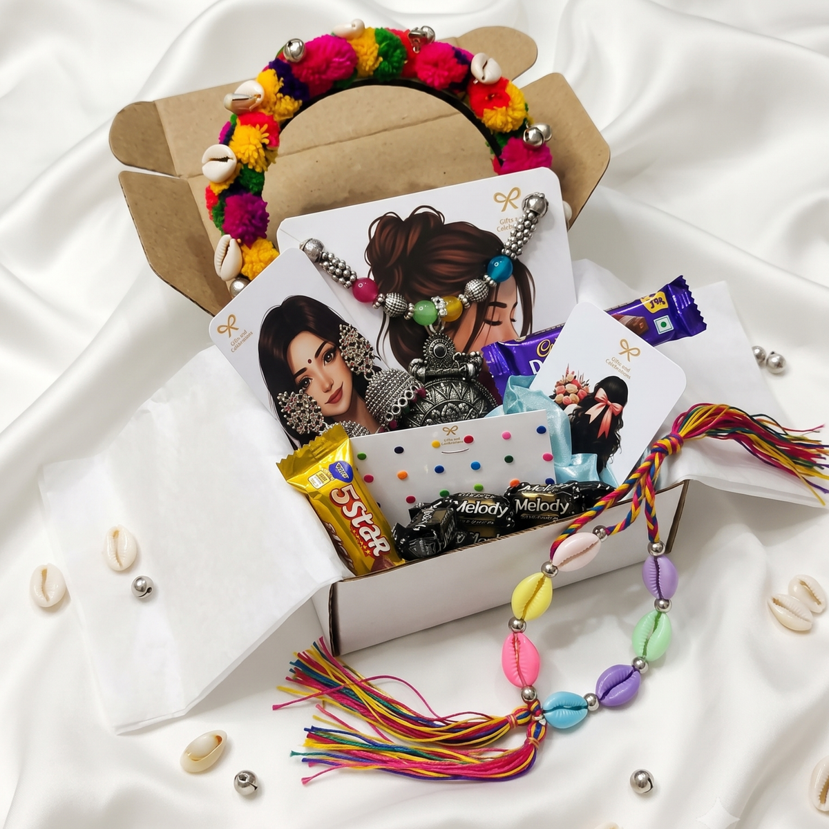 The Raas Rhythmic Box – Festive Hair & Jewelry Styling Hamper